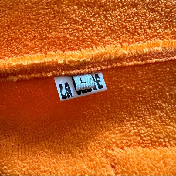 La Veste Ship Wheel Kimono Towel Dress in Orange - Picture 15 of 16